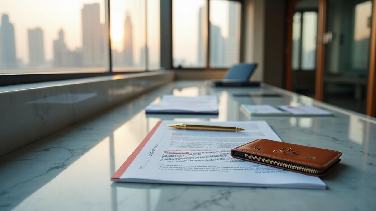 Dubai skyline with luxury jet and chauffeur service representing private relocation.